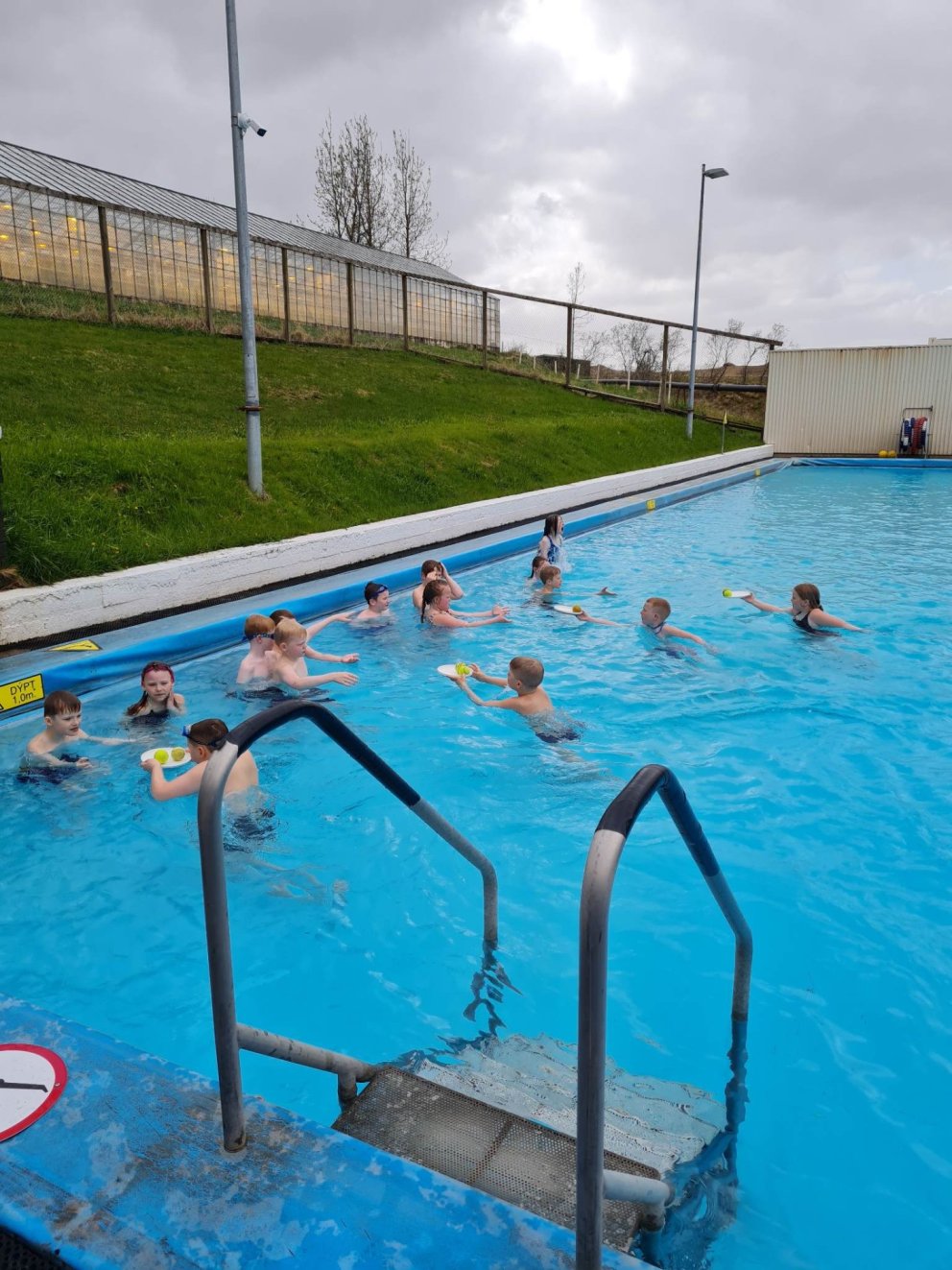 Það var fjör hjá miðstiginu